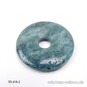 Apatite bleue, donut 4 cm