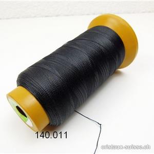 Fil Nylon - polyester noir, 1 bobine 0,3 mm / Env. 500 Mètres