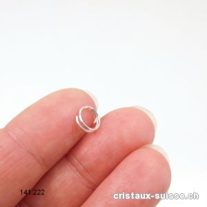 Anneau magique fin et ouvert 7 mm, argent 925