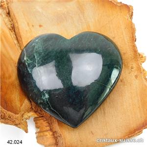 Coeur Néphrite Jade d'Afghanistan 7,8 x 7 x 2,5 cm. Pièce unique 182,5 grammes