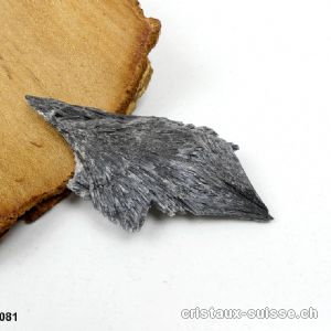 Cyanite noire - Balai de Sorcière. Long. 6,3 cm. Pièce unique