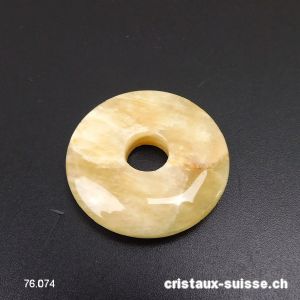 Pierre de Lune beige, Donut 3 cm. OFFRE SPECIALE