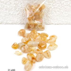 50 grammes Citrine, petites pierres 0,5 à 2 cm. Offre Spéciale