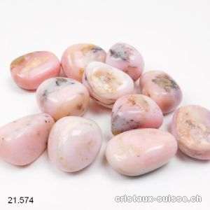 Opale des Andes rose, Chrysopale 2,5 - 3 cm / 12 à 15 grammes. Taille L. Offre Spéciale