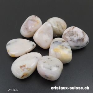 Opale des Andes blanc - rose, Chrysopale 2 - 3 cm / 7 à 13 grammes. Taille M-L. Offre Spéciale