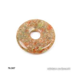 Epidote - Unakite - Granit, donut 3 cm