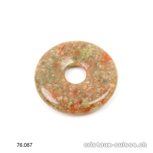 Epidote - Unakite - Granit, donut 3 cm