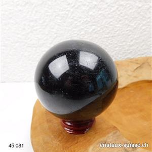 Boule Tourmaline noire - Schörl Ø 6 cm. Pièce unique 383 grammes