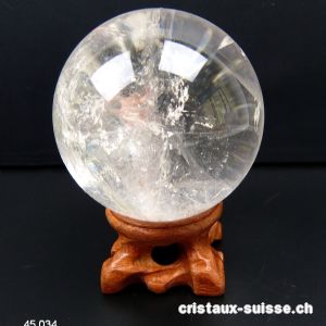 Boule Cristal de Roche 6 cm. Pièce unique 320 grammes