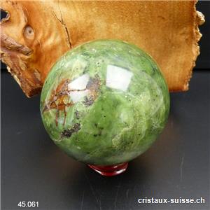 Boule Jade Canada 6,6 à  7 cm. Pièce unique 377 grammes