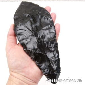 Obsidienne du Mexique, pointe de flèche19 cm. Pièce unique 293 grammes