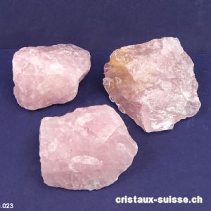Quartz rose brut 410 à 430 grammes