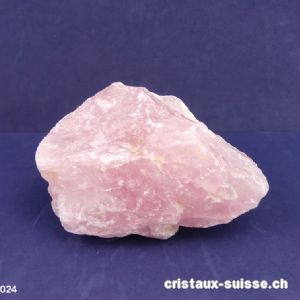 Quartz rose brut. Pièce unique 1 kg