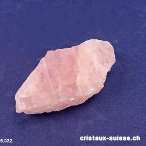 Quartz rose brut, 1 face polie. Pièce unique 47 grammes