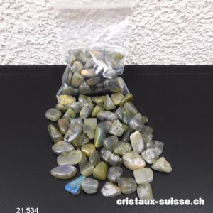 50 grammes Labradorite granulés Medium 0,8 à 2 cm