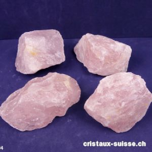 Quartz rose brut Madagascar 190 à 220 grammes