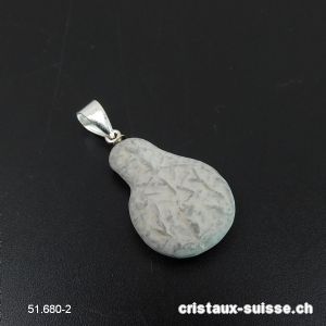 Pendentif Fairy stone COMMENCEMENT DE LA VIE avec boucle argent 925. Pièce unique