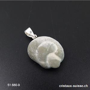 Pendentif Fairy stone PROTECTION DE LA VIE avec boucle argent 925. Pièce unique