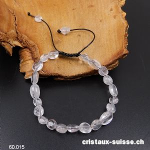 Bracelet Cristal de Roche, réglable