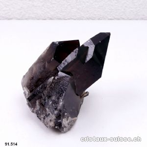 Quartz fumé Morion brut 8,5 cm. Pièce unique de 257 gr