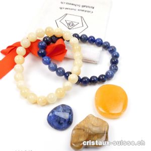 Set REGIME AMAIGRISSANT, 2 Bracelets et Cristaux pour élixirs. Offre Spéciale