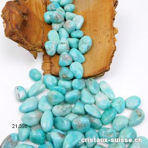 Amazonite du Pérou 1,5 à 2,5 cm. Taille SM. Qual. A