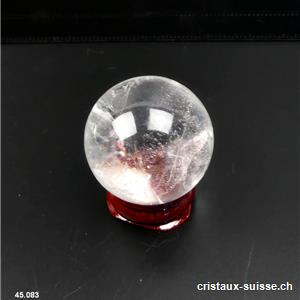 Boule Cristal de Roche 3,8 cm. Pièce unique 79 grammes
