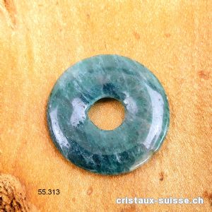 Apatite bleue, donut 3 cm. OFFRE SPECIALE