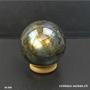 Boule Labradorite Ø 5,5 cm. Pièce unique 239 grammes