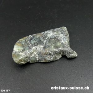 Matrice d'Emeraude plaque semi-polie. Pièce unique 21 grammes
