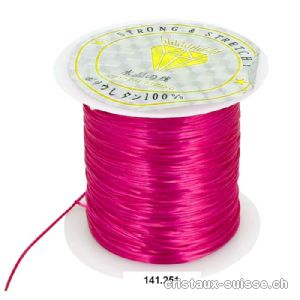 Fil Opalon stretch Fuchsia, 1 bobine env. 10 mètres