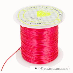 Fil Opalon stretch Rouge clair, 1 bobine env. 10 mètres