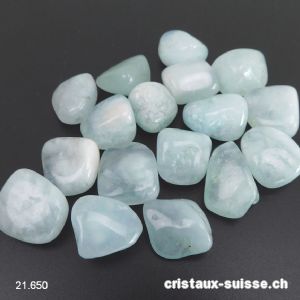 Aigue-marine 1,5 - 2 cm / 3 à 5 grammes. Taille SM