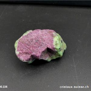 Rubis - Zoïsite verte brut 4,5 x 3 x 2,2 cm. Pièce unique