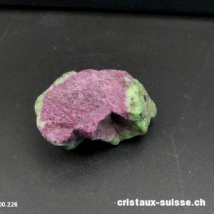 Rubis - Zoïsite verte brut 4,5 x 3 x 2,2 cm. Pièce unique