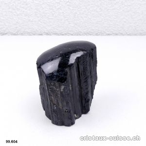 Tourmaline noire brute, dessus poli. Pièce unique 316 grammes