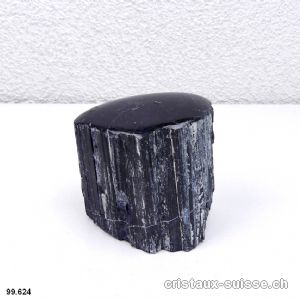 Tourmaline noire brute, dessus poli. Pièce unique 656 grammes