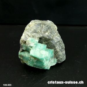 Emeraude brute sur matrice du Brésil. Pièce unique 74 grammes