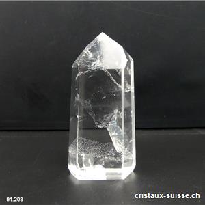 Cristal de roche qualité A poli, Haut 8,6 cm. Pièce unique 139 grammes