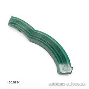 Malachite semi-polie du Congo. Pièce unique