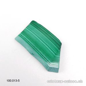Malachite semi-polie du Congo. Pièce unique