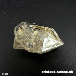 Quartz fenêtre, Suisse - Valais 3,5 x 2,1 x 1,5 cm. Pièce unique