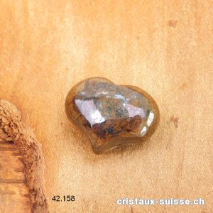 Coeur Bronzite 2,5 x 2 cm