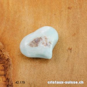 Coeur Amazonite multicolore 2,5 x 2 cm