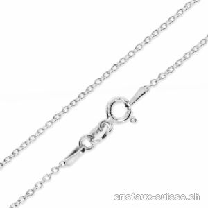 Chaîne Maille fine en argent 925. L. 40 cm