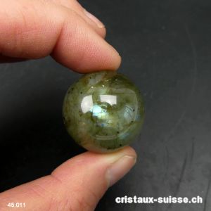 Boule Labradorite Ø 2,6 cm. Pièce unique
