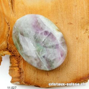 Fluorite arc-en-ciel, galet 6 - 6,5 x 4,5 cm. Offre Spéciale