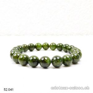 Bracelet Chromdiopside verte 7 mm, élastique 18 cm