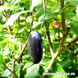 Suspension Obsidienne oeil céleste avec Fil nylon. Pièce unique OFFRE SPECIALE