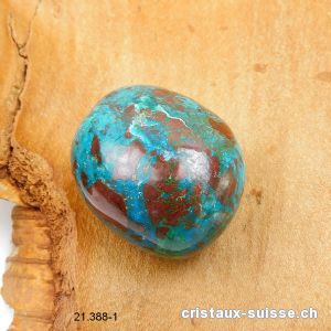Chrysocolle du Pérou 3,5 cm. Pièce unique 36,8 grammes